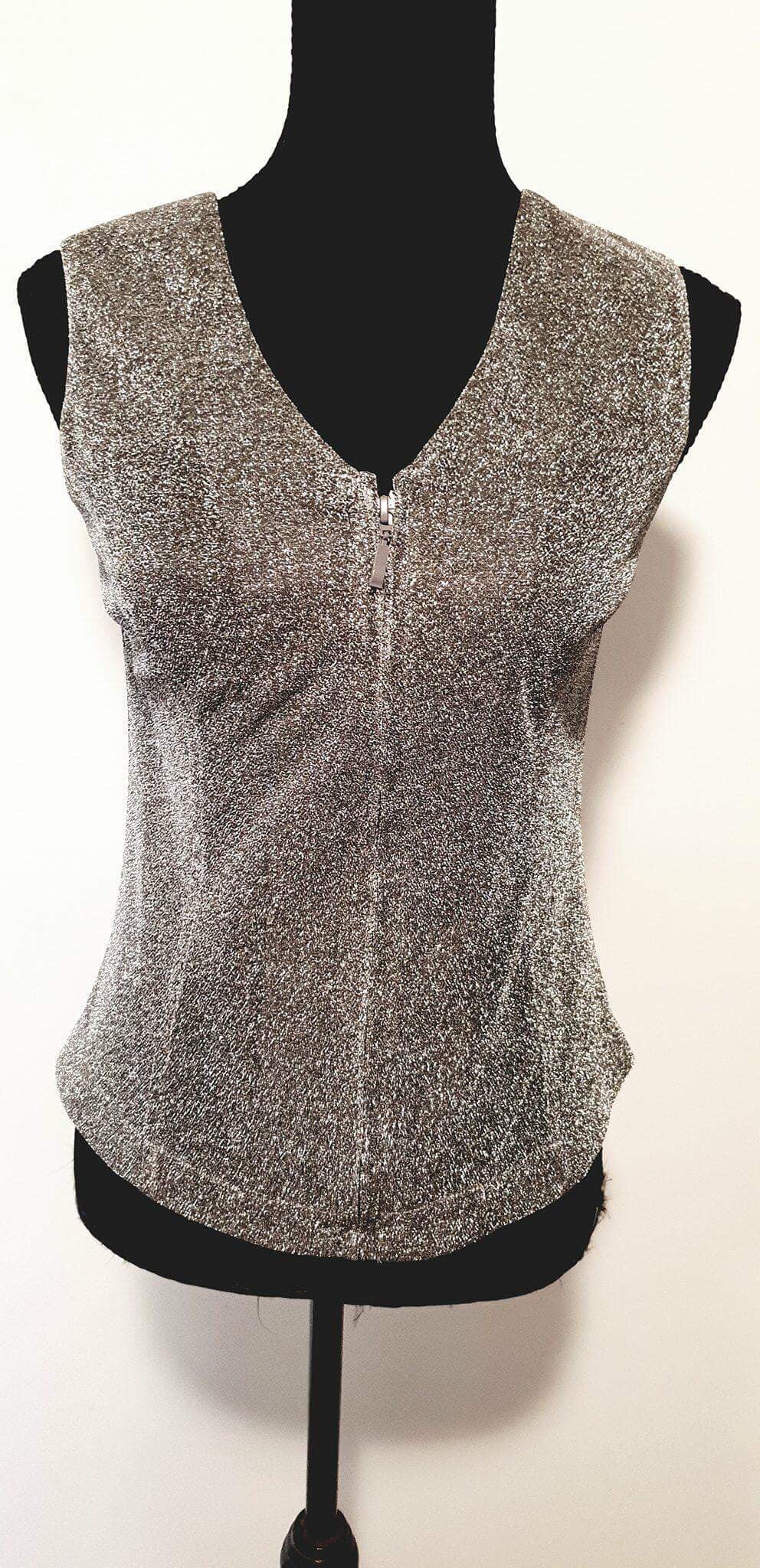 Ladies Gunmetal Glitter Vest – Rawhide Western