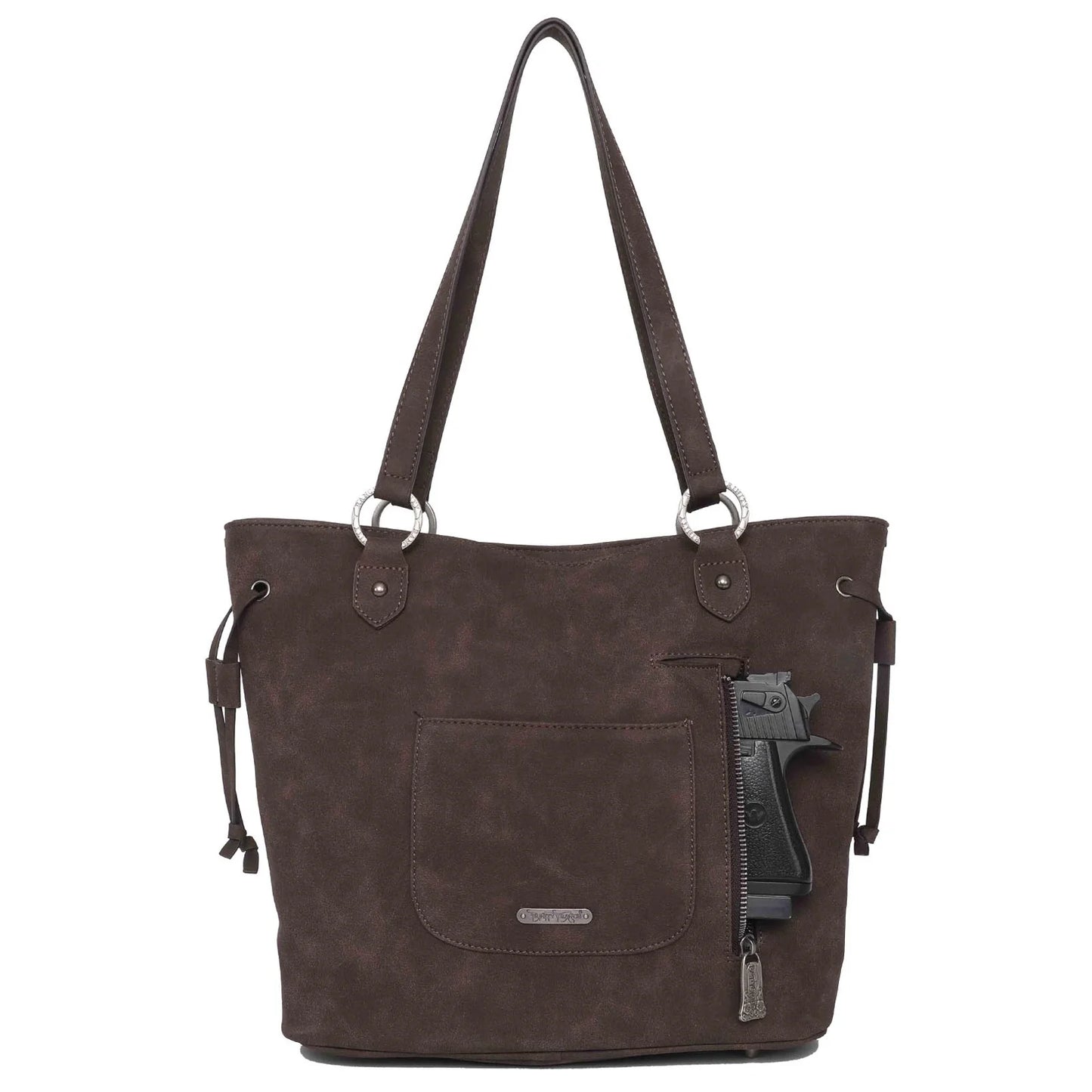 TR142G8317CF - Trinity Ranch Hair-On Cowhide Collection Concealed Carry Tote