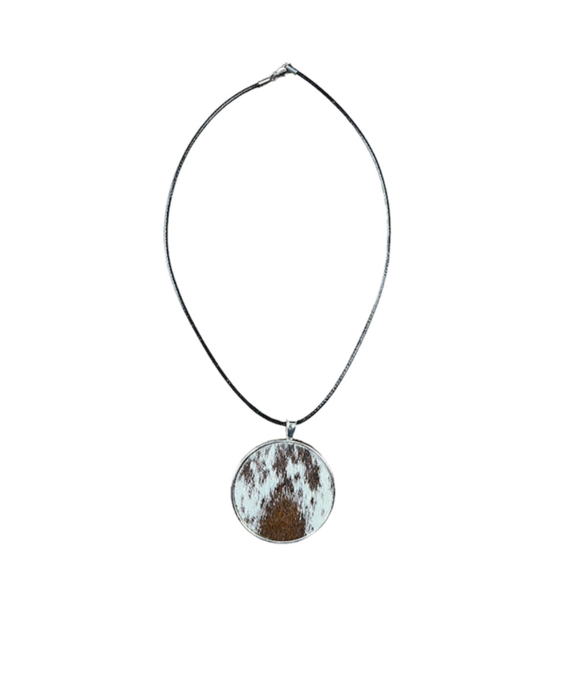 J6904 - 100% Cowhide Pendant Necklace