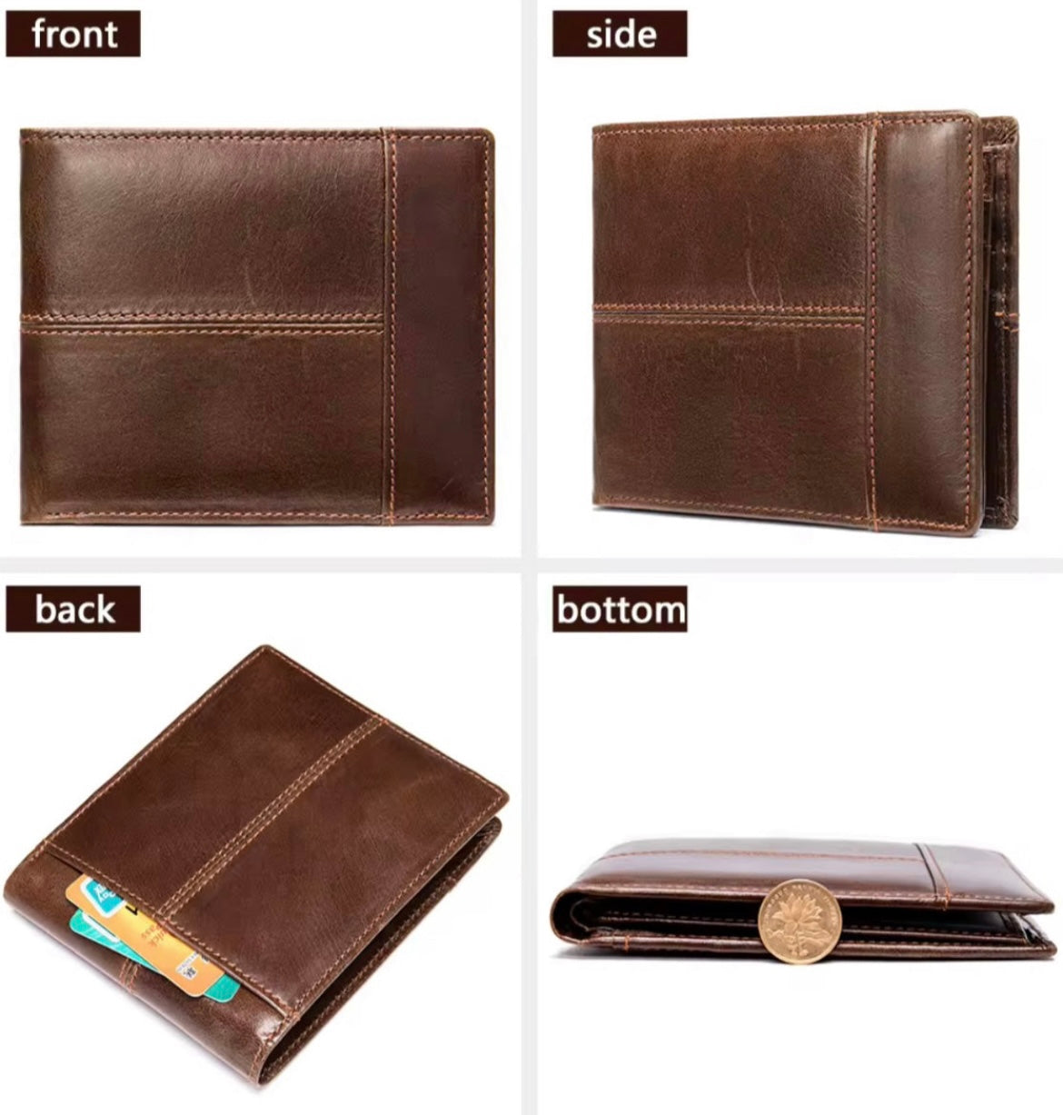 A8770 - Genuine Leather Men’s Wallet