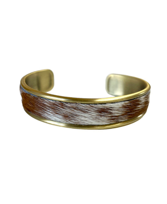 J6874 - 3/4 Bangle w Cowhide Bezel