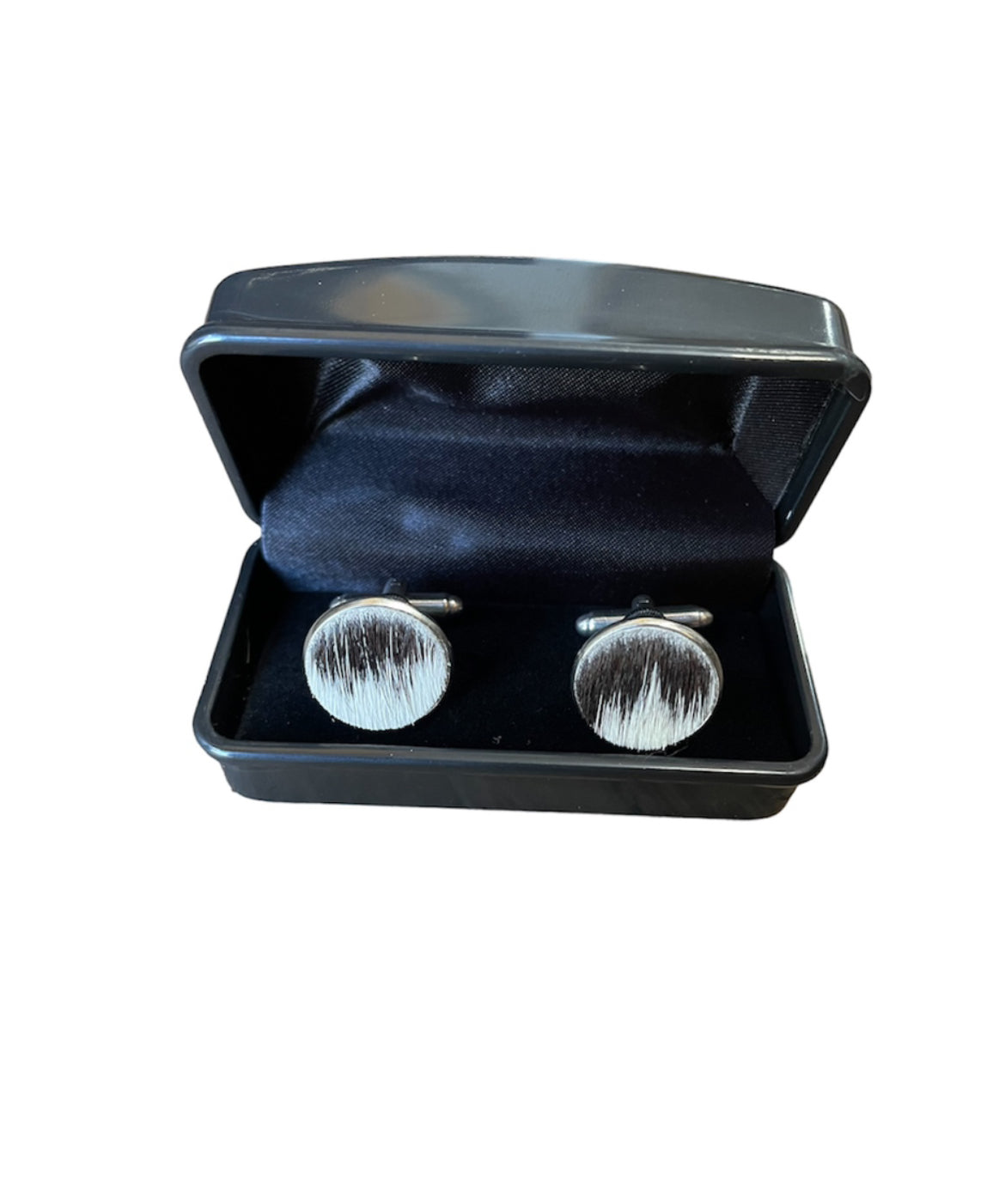 A8783  - 100% Hair On Hide Cufflinks