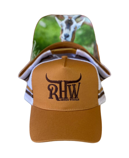 P4180 - Limited Edition RHW Western Goat Trucker Cap