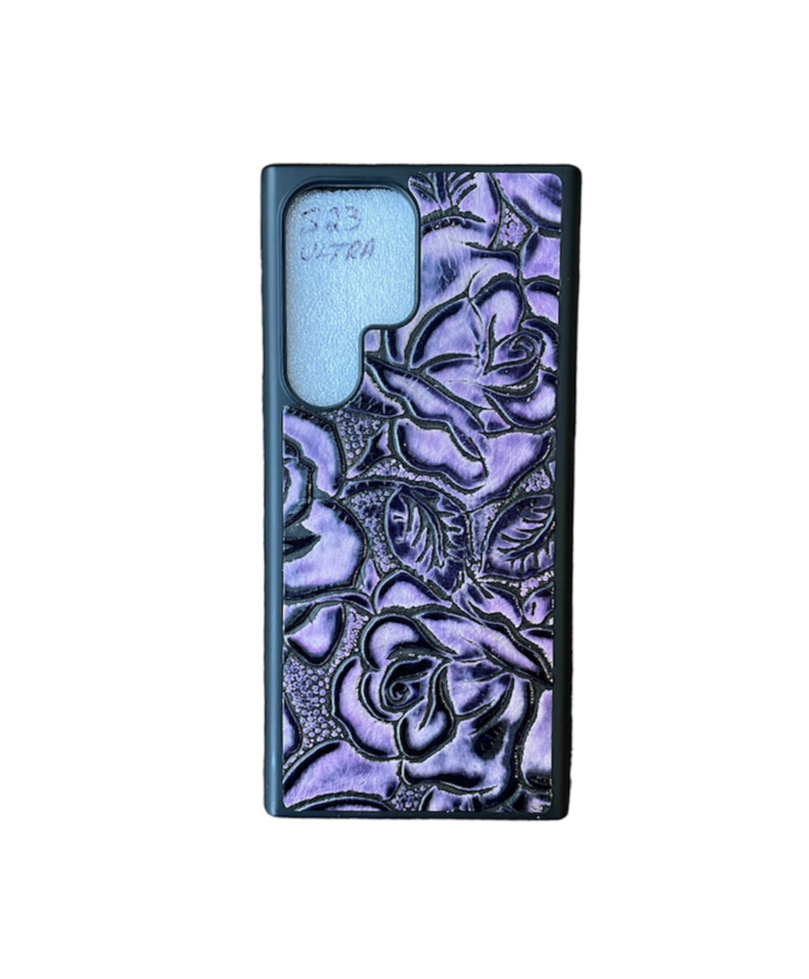 A8708 - Samsung S23 Ultra Tooled Leather Case