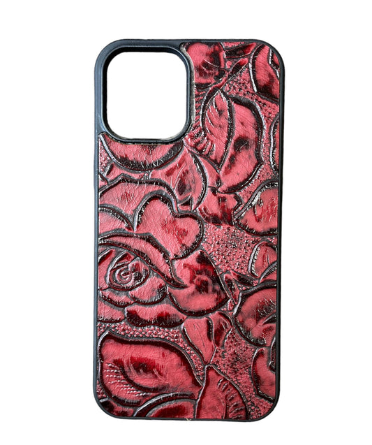 A8598 - IPhone 15 Tooled Leather Case
