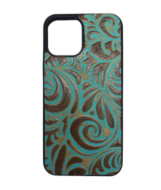 A8468 - IPhone 14 Pro Tooled Leather Case