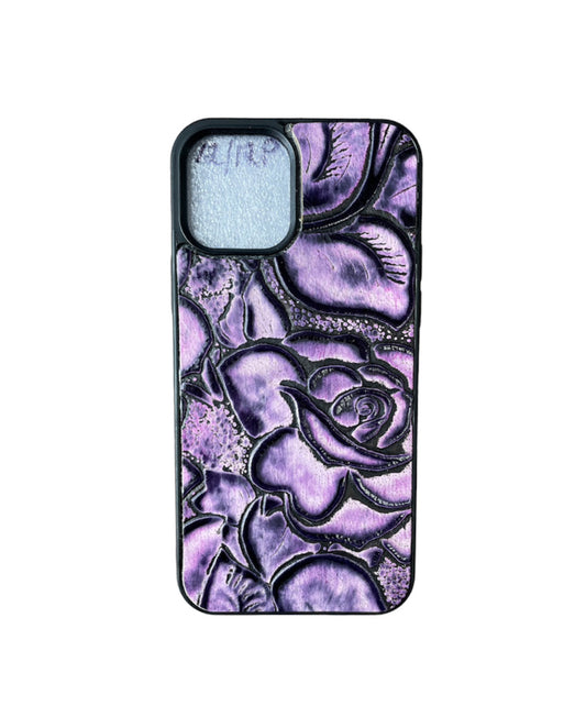 A8579 - IPhone 12 / 12P Tooled Leather Case