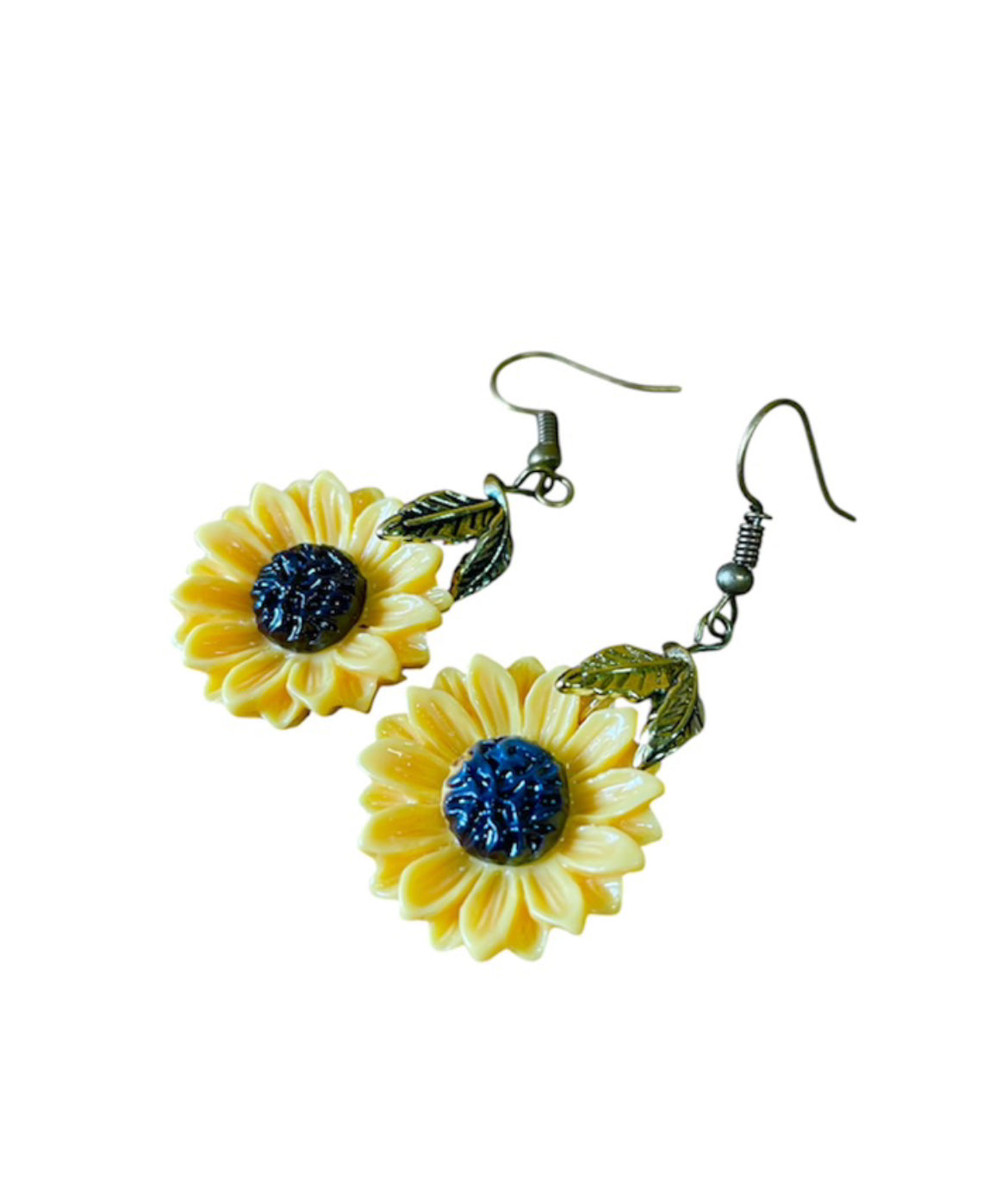 J6940 - Sunflower Dangle Earrings