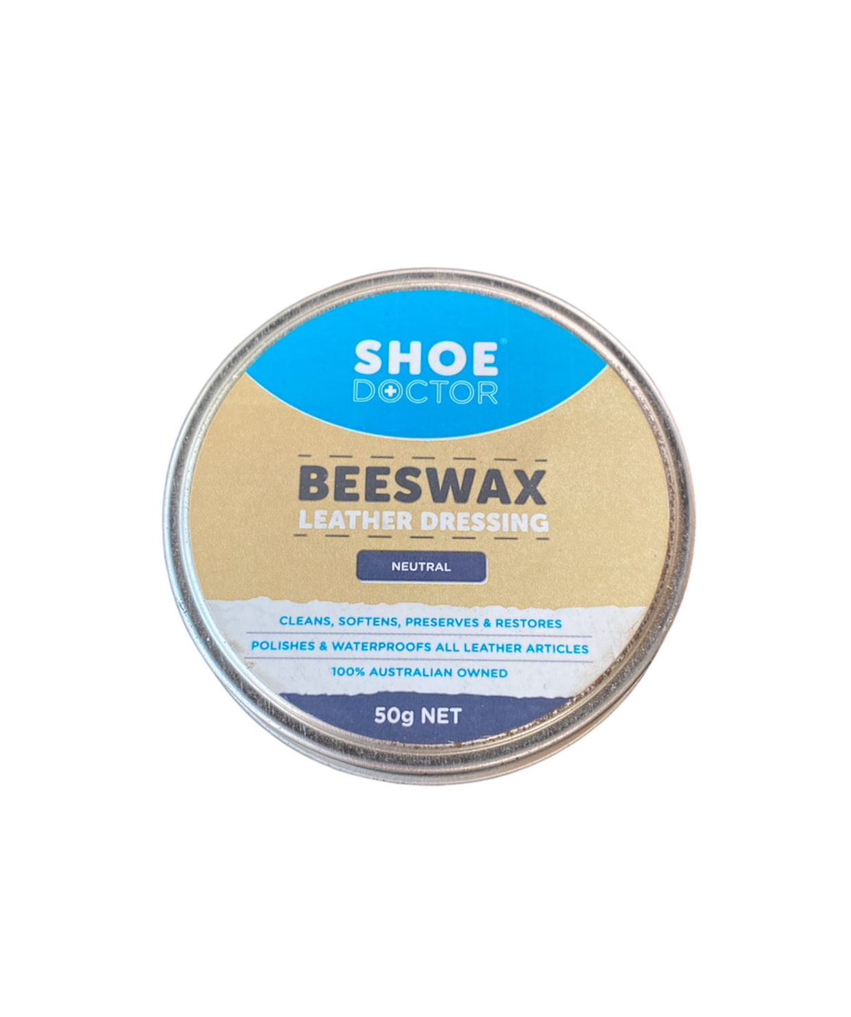 T5521 - SHOE DOCTOR BEESWAX NEUTRAL 50g TIN