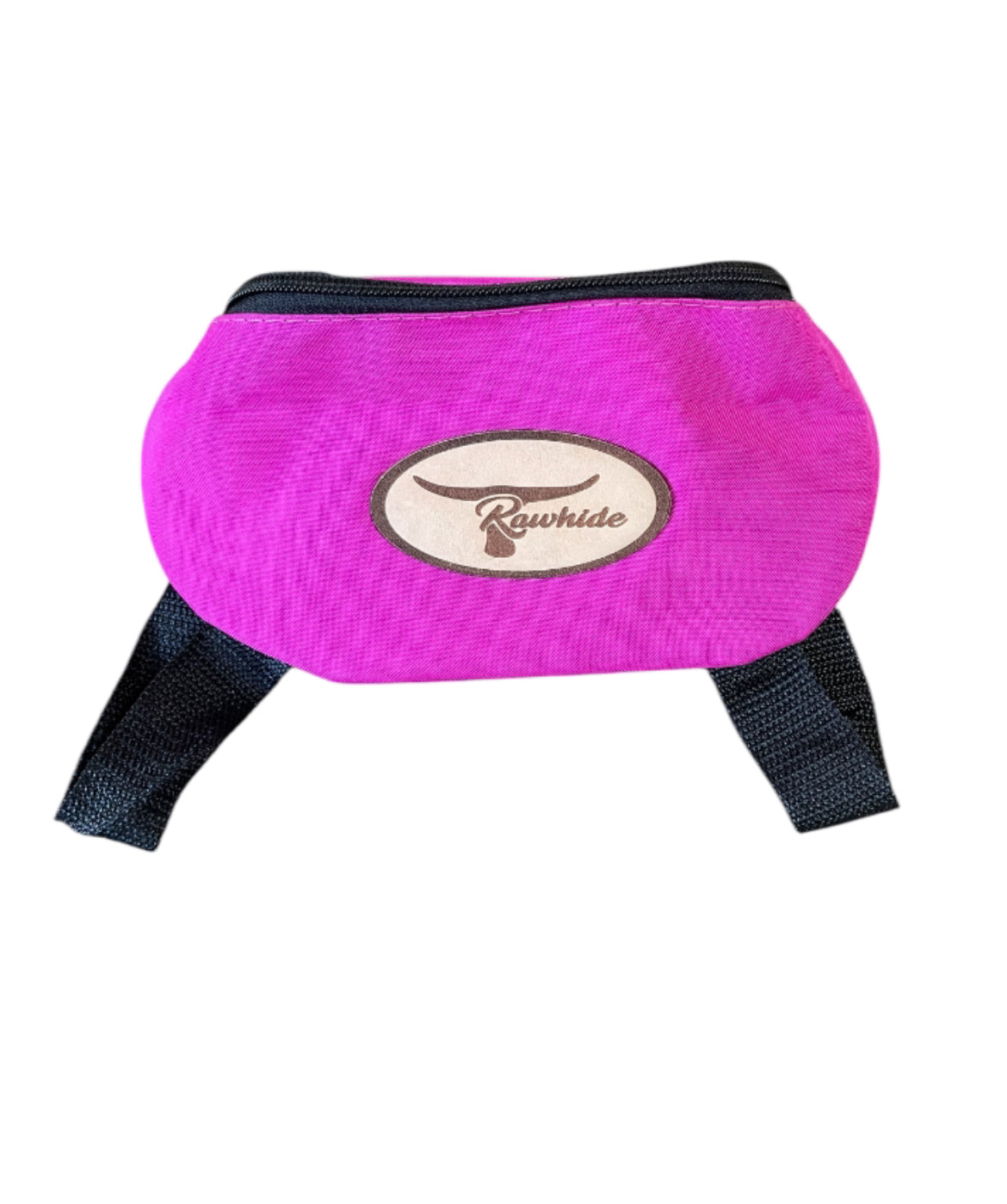 T5528P - Pink Nylon Saddle Pouch