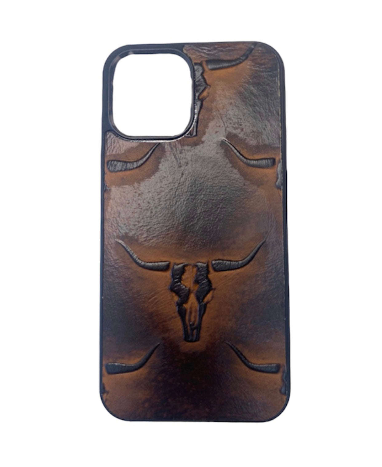 A8580 - IPhone 12 / 12Pro Tooled Leather Case