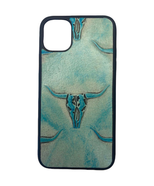 A8374 - IPhone 13 Tooled Leather Case