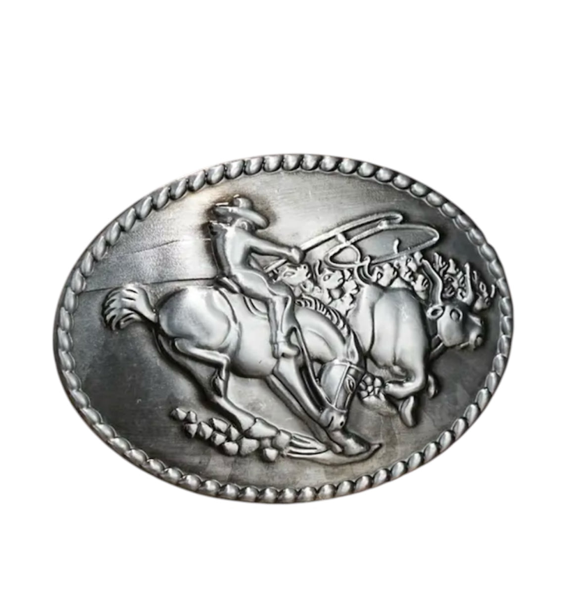 A8828 - Silver Burnish Colour Western Belt Buckle