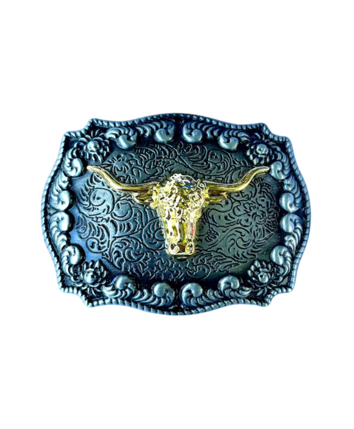 A8473 - Longhorn Zinc alloy Belt Buckle