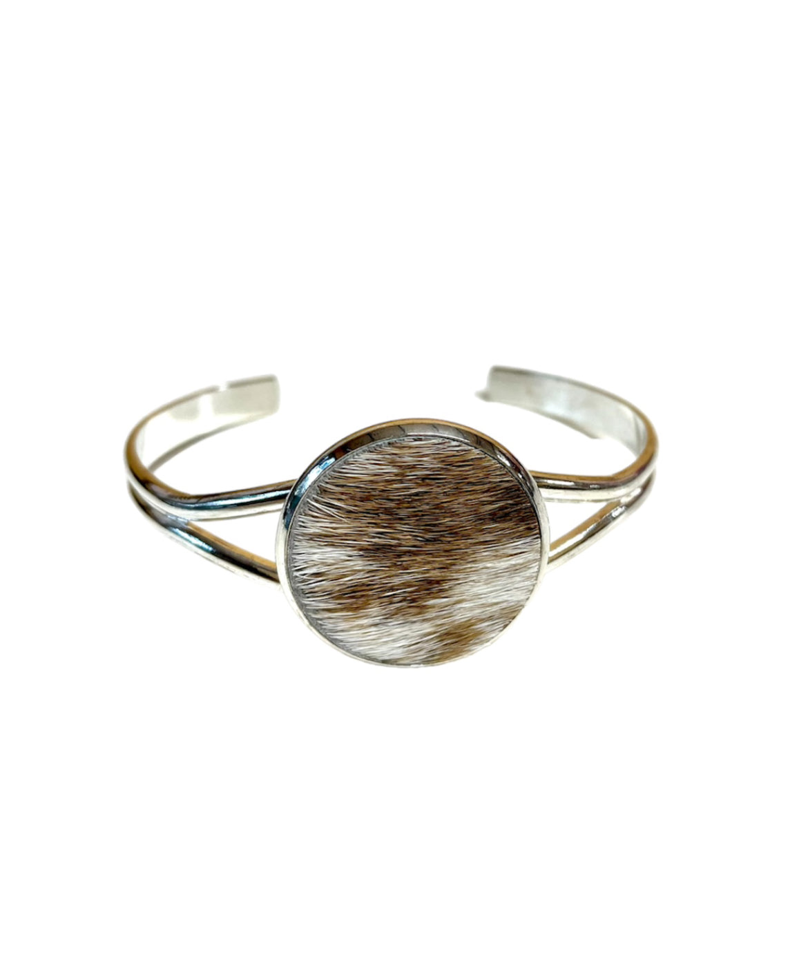 J6858 - 3/4 Bangle w Cowhide Bezel