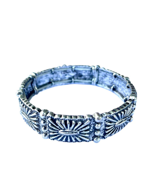 J6749A - Western Concho Bracelet