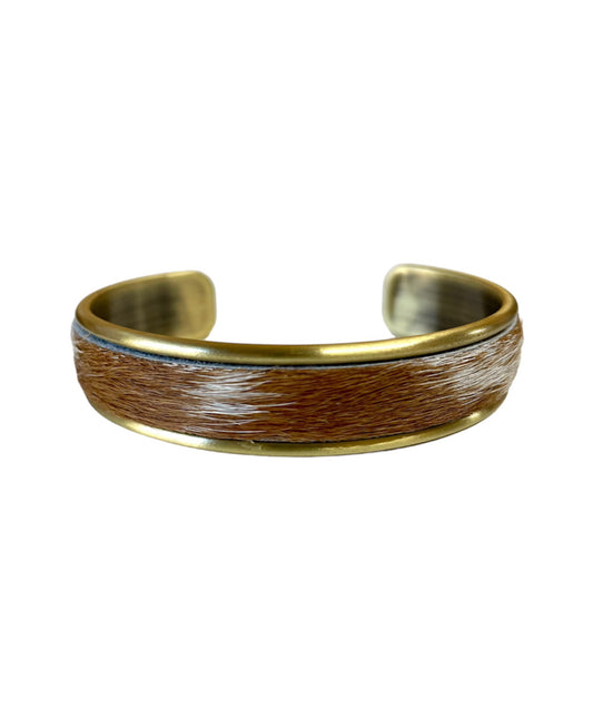 J6875 - 3/4 Bangle w Cowhide Bezel