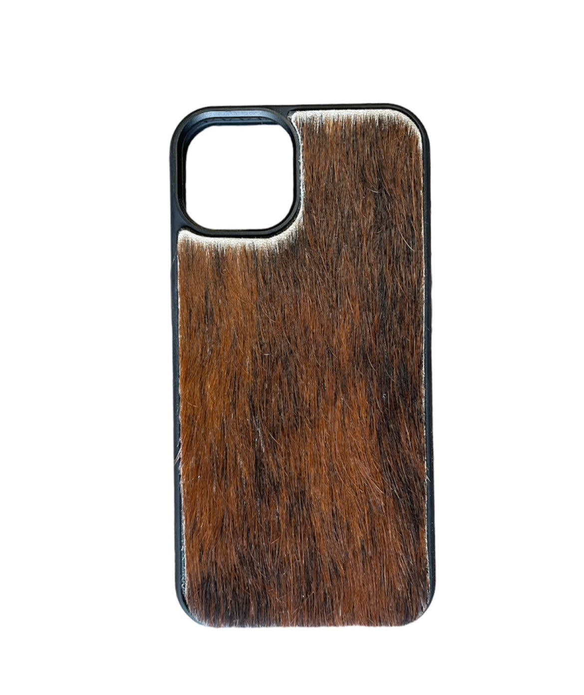 A8379 - IPhone 13 Hair on Hide Leather Case