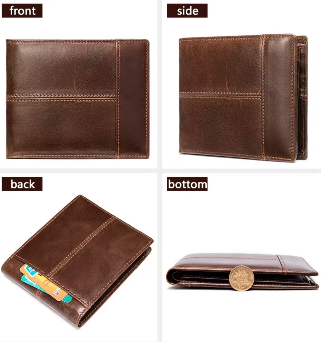 A8485 - Genuine Leather Men’s Wallet