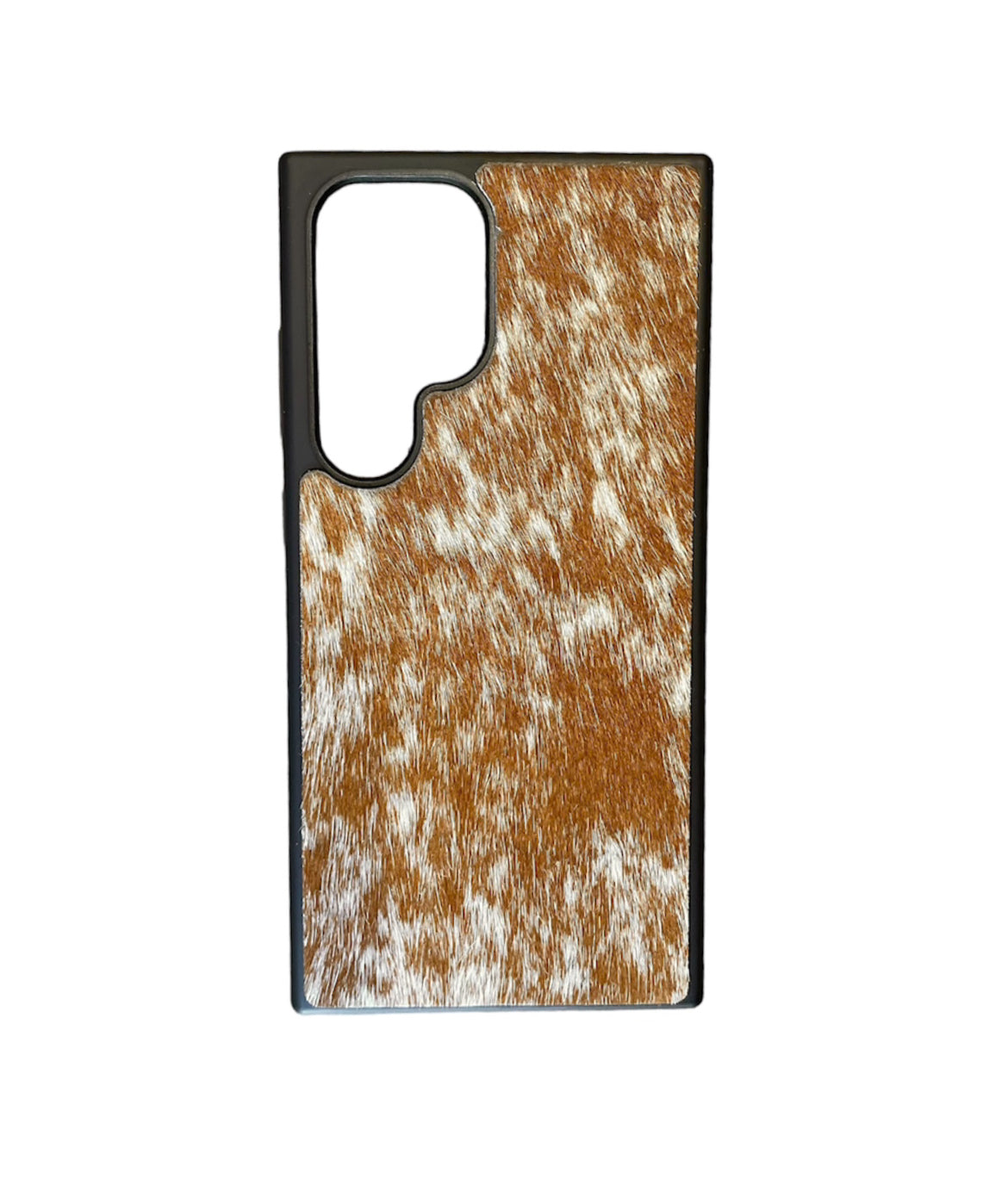 A8723 - Samsung S24 Ultra Hair on Hide Leather Case