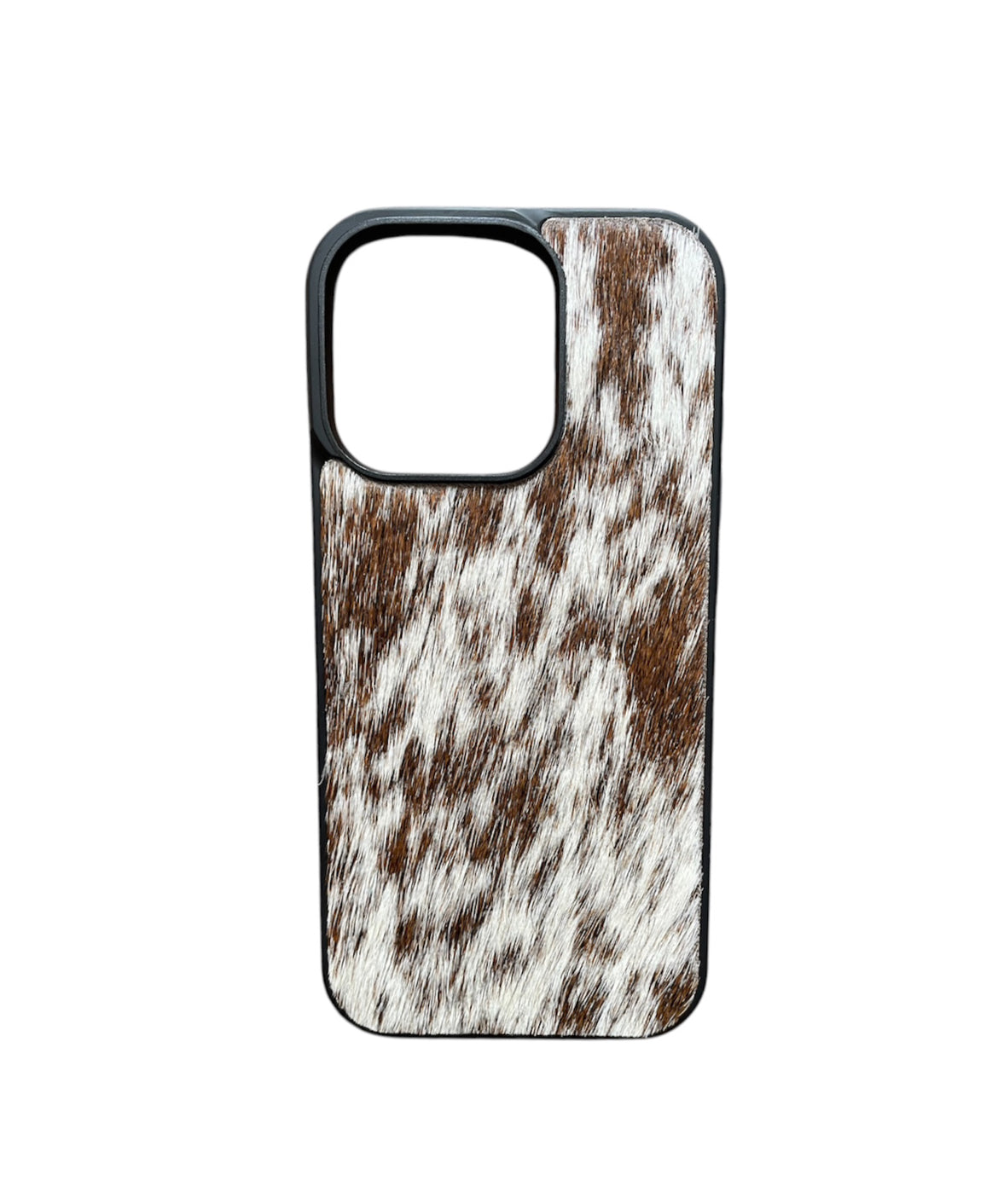 A8811 - IPhone 16 Pro Hair on Hide Leather Case