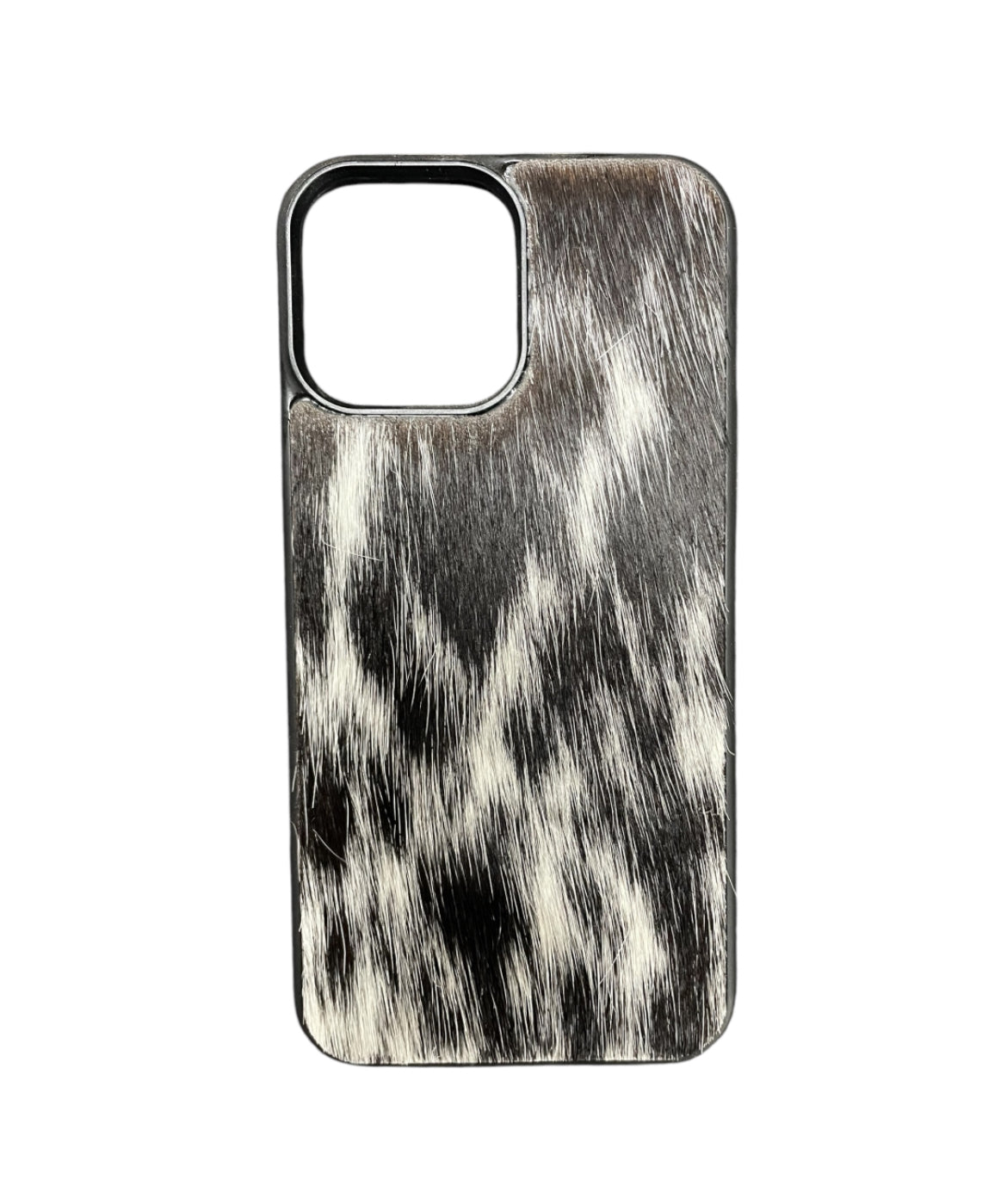 A8631 - IPhone 14 Hair on Hide Leather Case