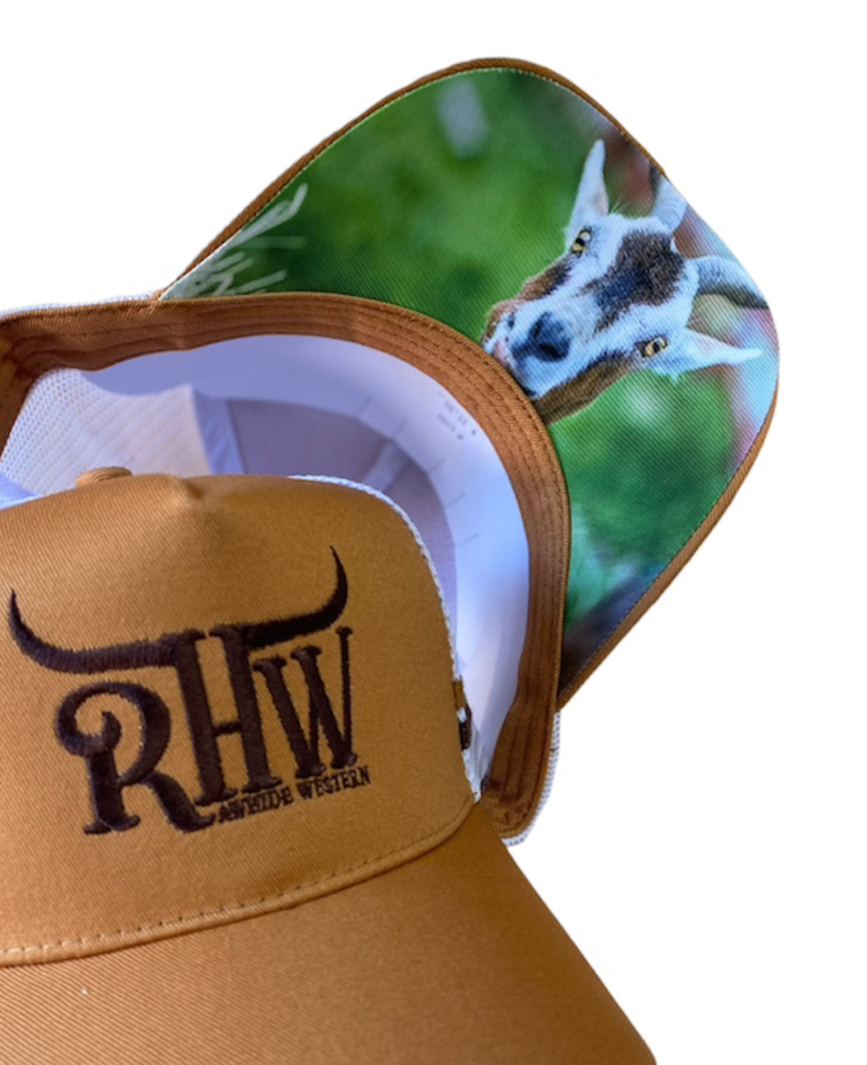 P4180 - Limited Edition RHW Western Goat Trucker Cap