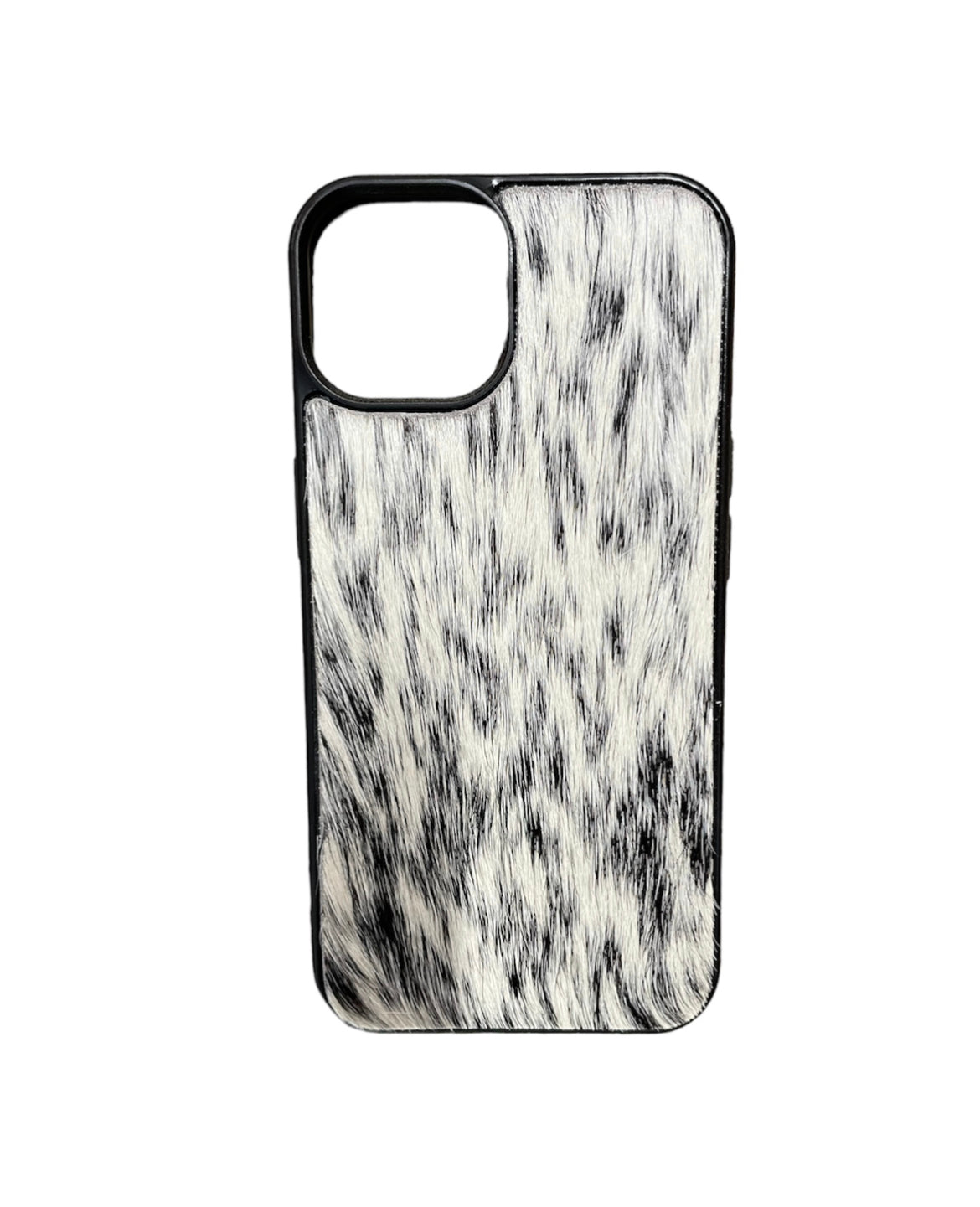 A8629 - IPhone 14 Hair on Hide Leather Case