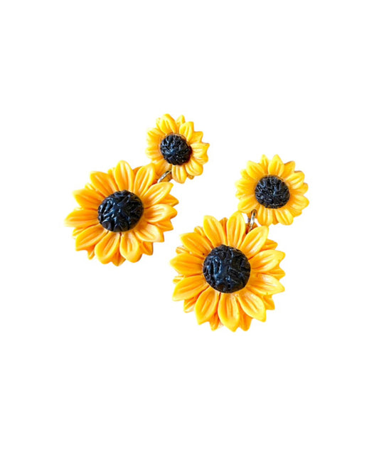 J6938 - Sunflower Stud Earrings