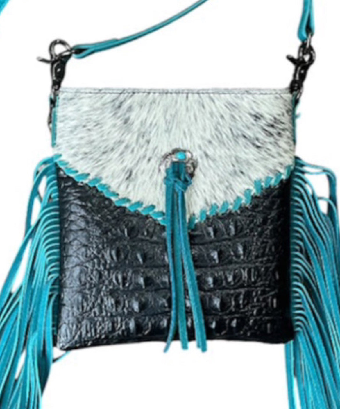 MW12688360TQ - Montana West Hair-On Collection Crossbody