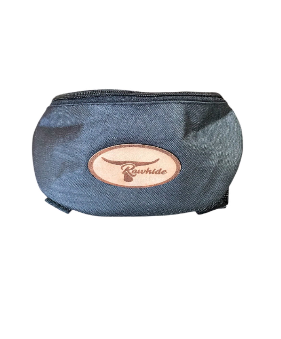 T5528B - Black Nylon Saddle Pouch