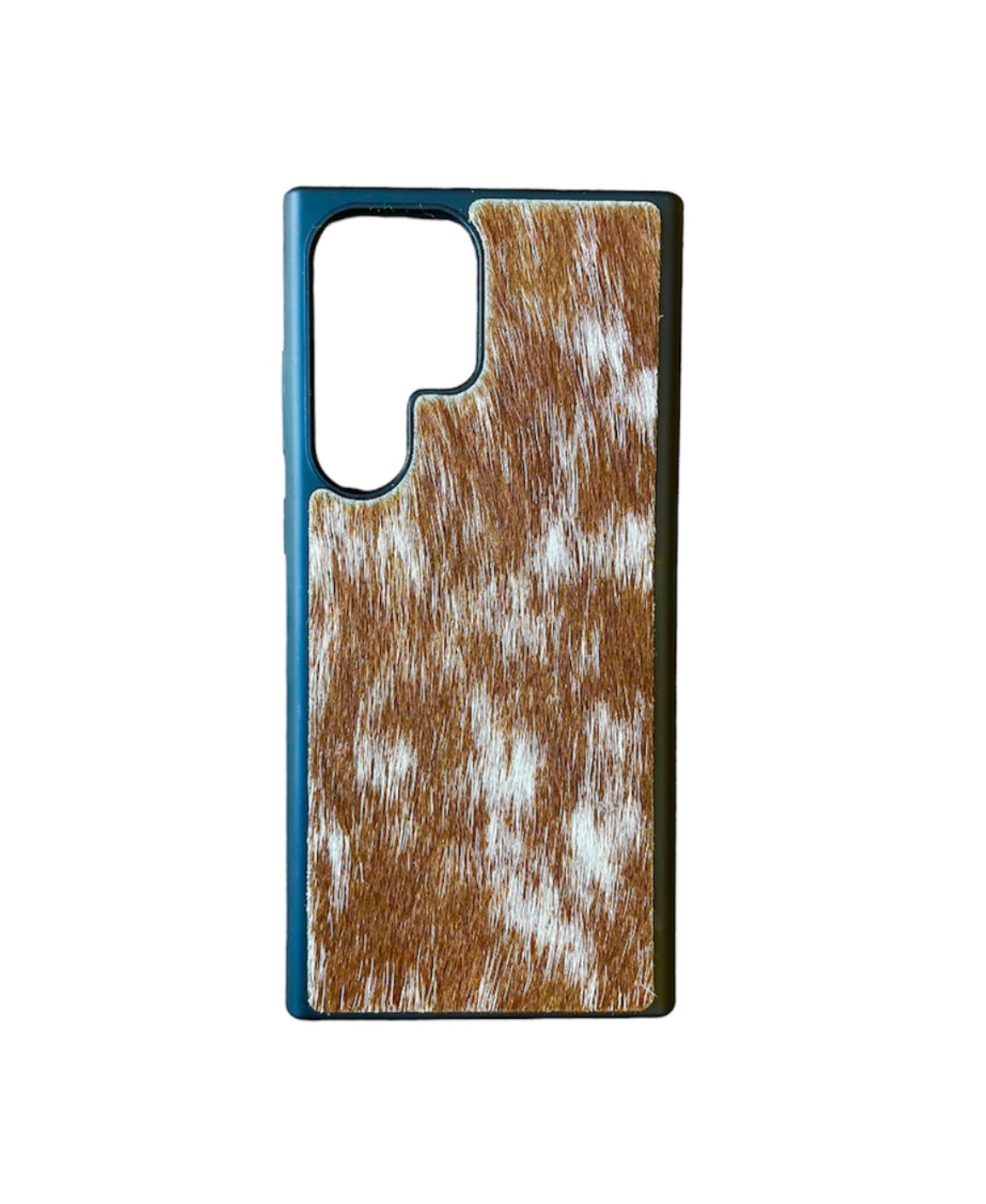 A8721 - Samsung S23 Ultra Hair on Hide Leather Case