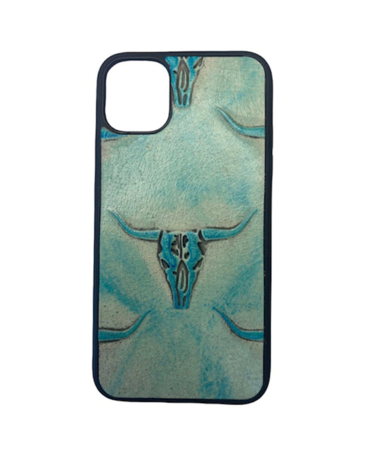 A8593 - IPhone 14 Pro Max Tooled Leather Case