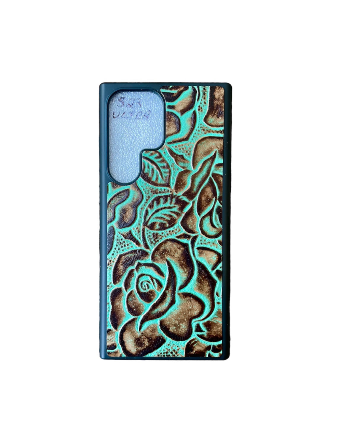 A8707 - Samsung S23 Ultra Tooled Leather Case