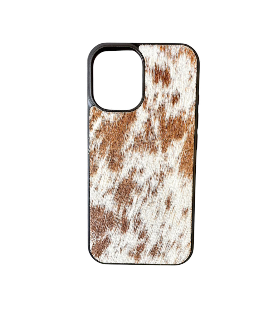 A8799 - IPhone 16 Hair on Hide Leather Case