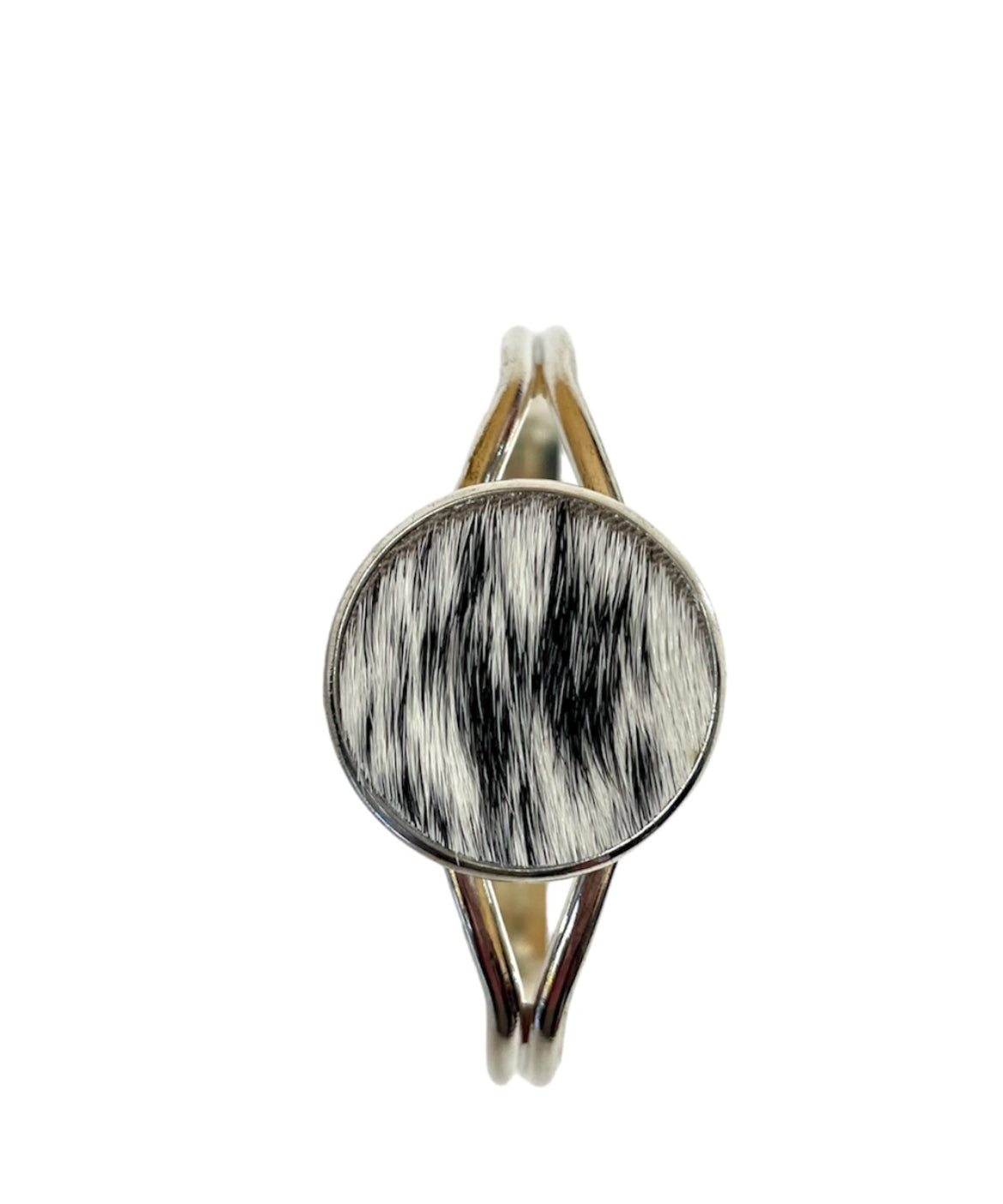 J6854 - 3/4 Bangle w Cowhide Bezel