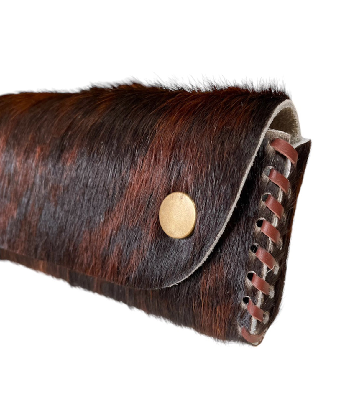 A8650 - Hair-On Cowhide Leather Tobacco Pouch