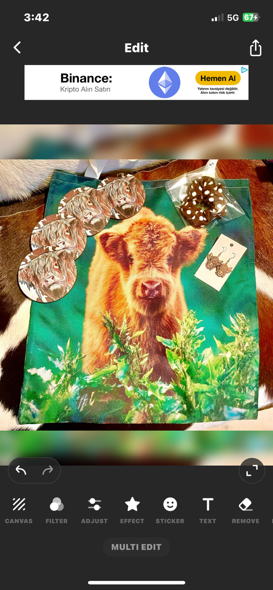 01A - Highland Cow Gift Pack $40