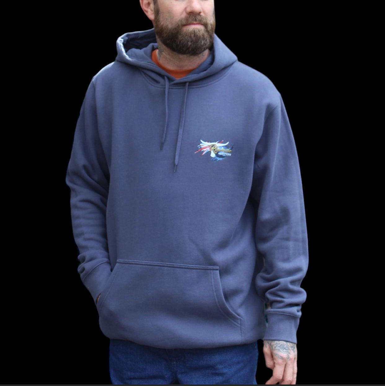 P4123 - Rawhide Petrol Hoodie - Unisex