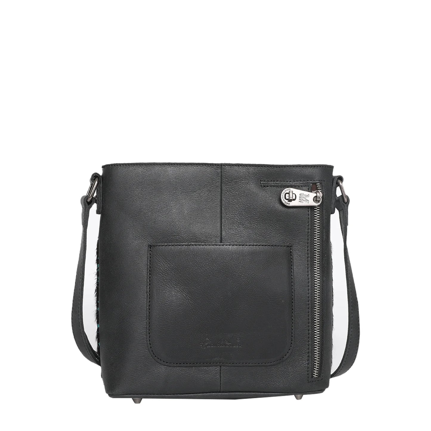 MWRG031BK - Montana West Genuine Leather Concealed Carry Crossbody Black