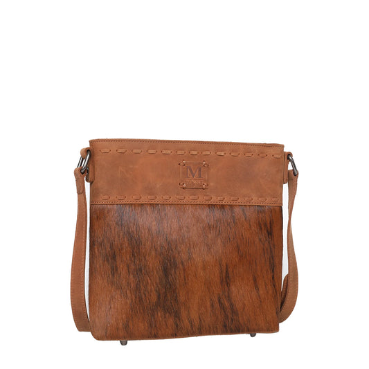 MWRG031BR - Montana West Genuine Leather Concealed Carry Crossbody Brown