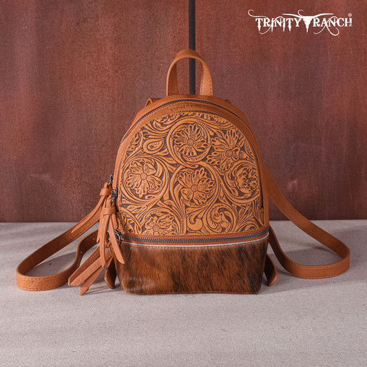 TR1609110A - Trinity Ranch Hair-On Cowhide Collection Mini Backpack