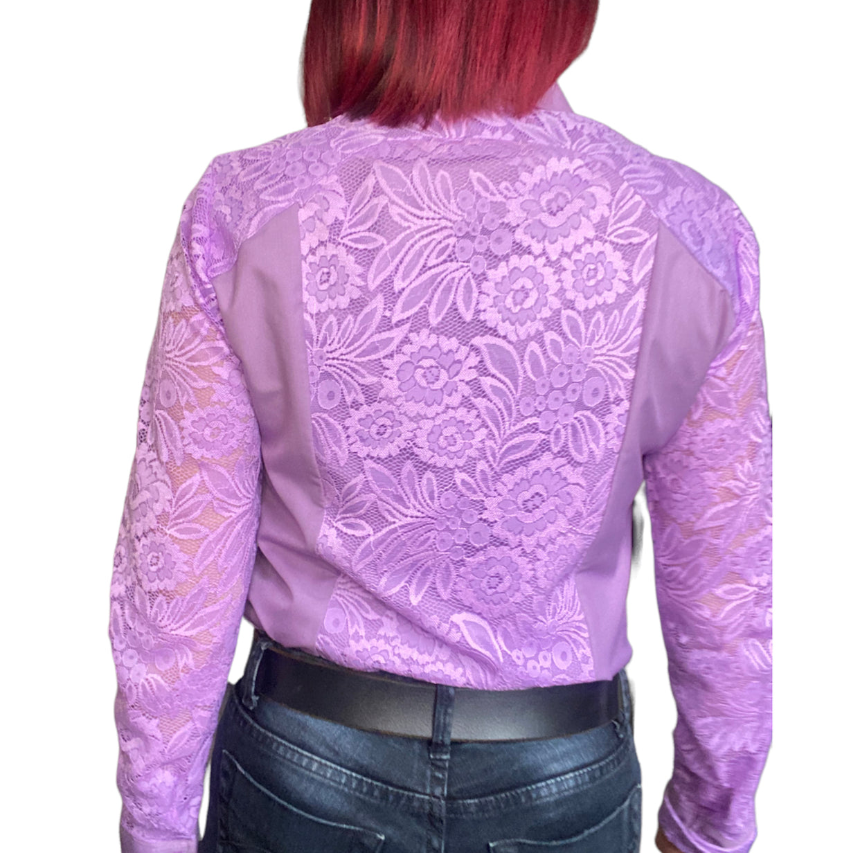 Lace hot sale western shirt