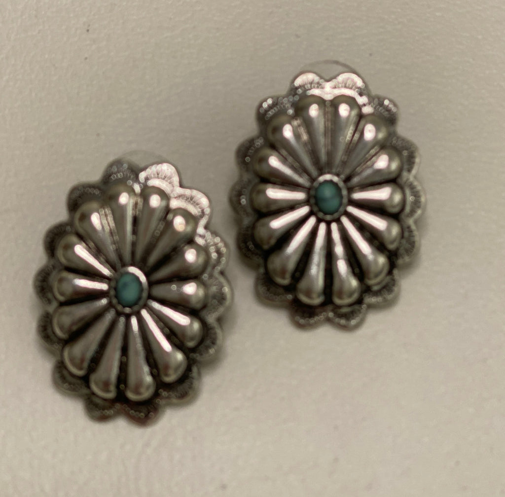 Concho deals stud earrings